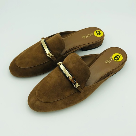 Michael Kors Women's Nadia Slide Mule Shoes - Picture 1 of 5